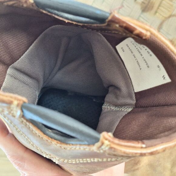 Browning Waterproof Leather Work Boot Men 9.5 WIDE #BR9105 Ranch Hunting Comfort - Picture 12 of 16